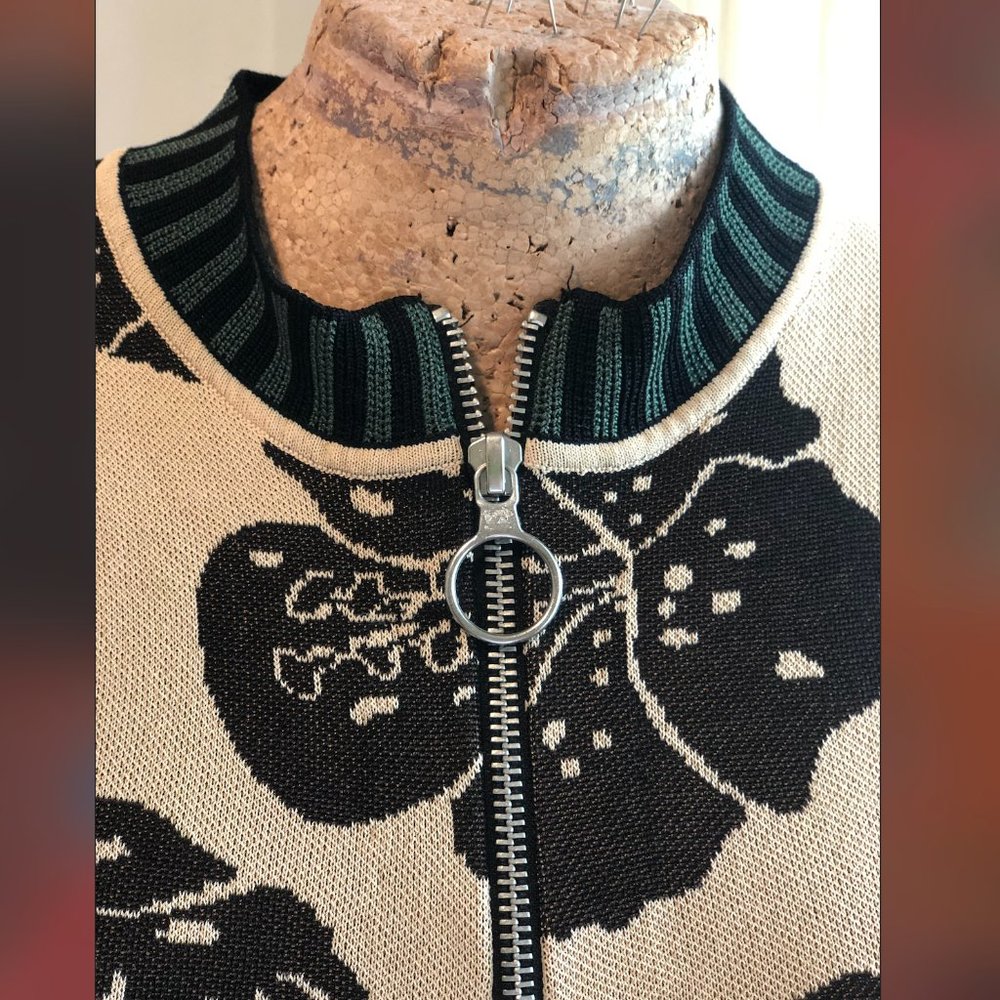 Scotch & Soda Cream green and Black Wide Leg 2 piece Jumpsuit - Picture 9 of 14